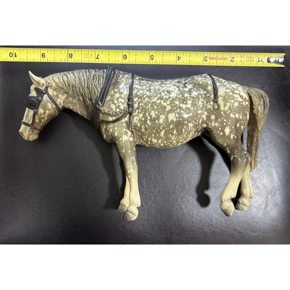 Vintage Breyer Old Timer #205 Dapple Gray Harness Horse Model No Hat
